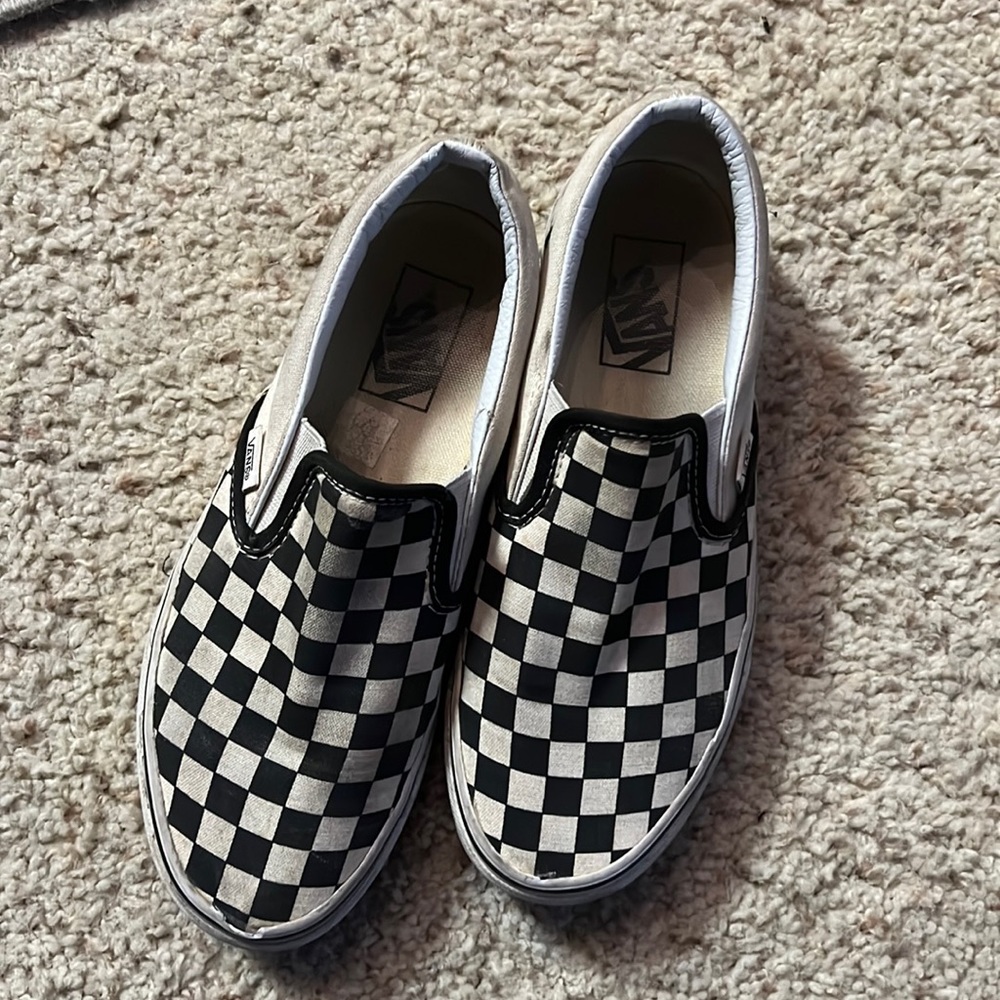 Vans Slip Ons Checkered